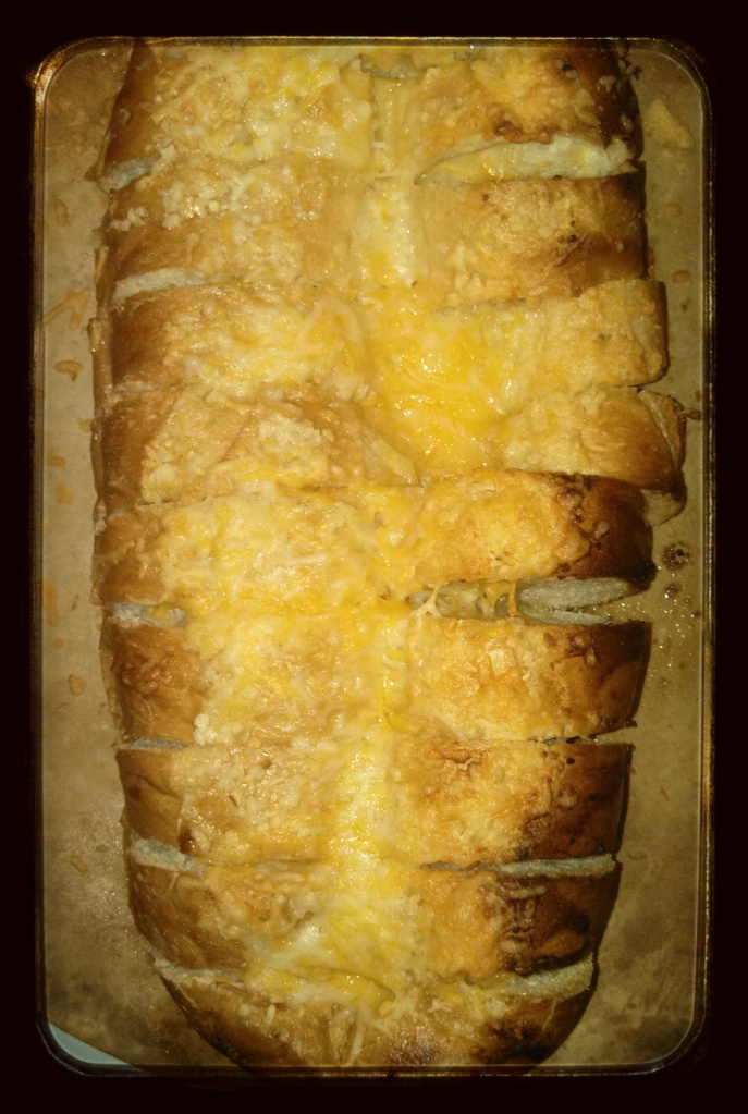 Baked Cheesy Garlic Bread